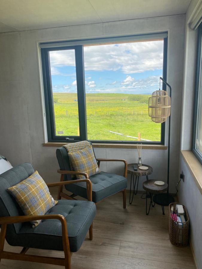 Unique Luxurious Cabin On Sea View Working Croft Garrabost 외부 사진