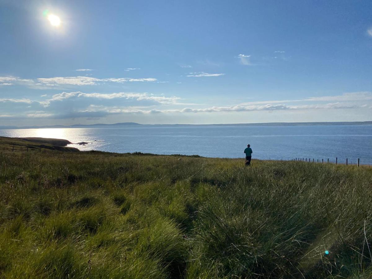 Unique Luxurious Cabin On Sea View Working Croft Garrabost 외부 사진